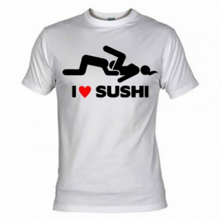 CAMISETA " I LOVE SHUSHI"  UNISEX